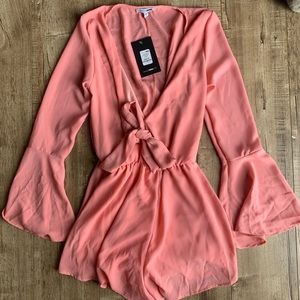 Fashion nova pink romper